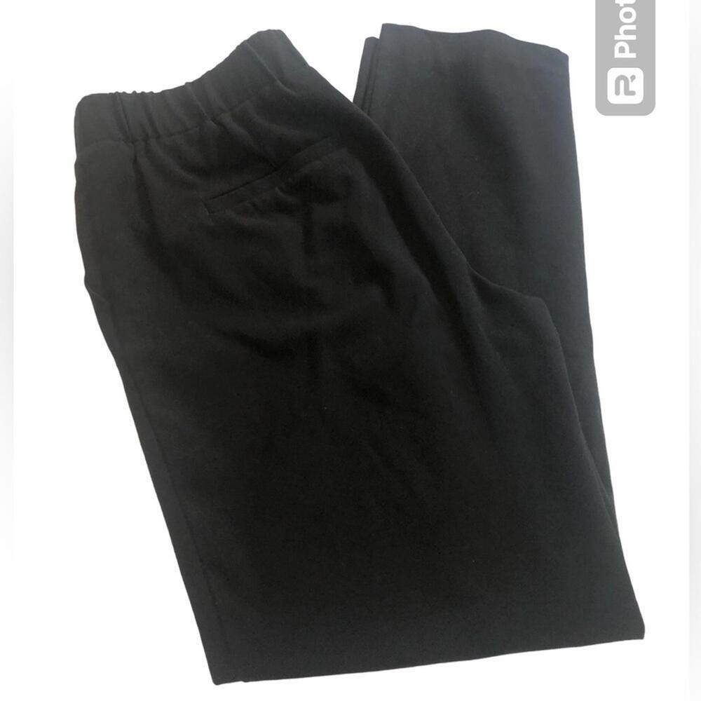 Chico’s Pull On Pant Wide Elastic Front Pockets High Waist - Picture 2 of 6